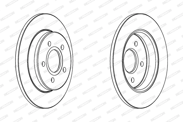 FERODO DDF1226 - Тормозной диск PREMIER