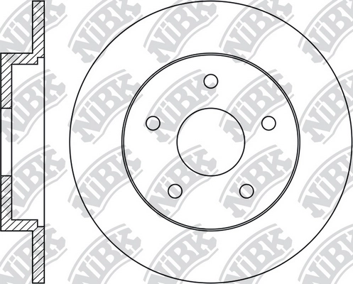 NIBK RN1189 - Тормозные диски