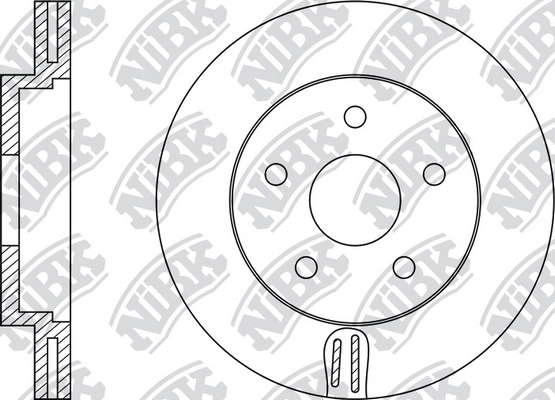 NIBK RN1213 - Тормозные диски