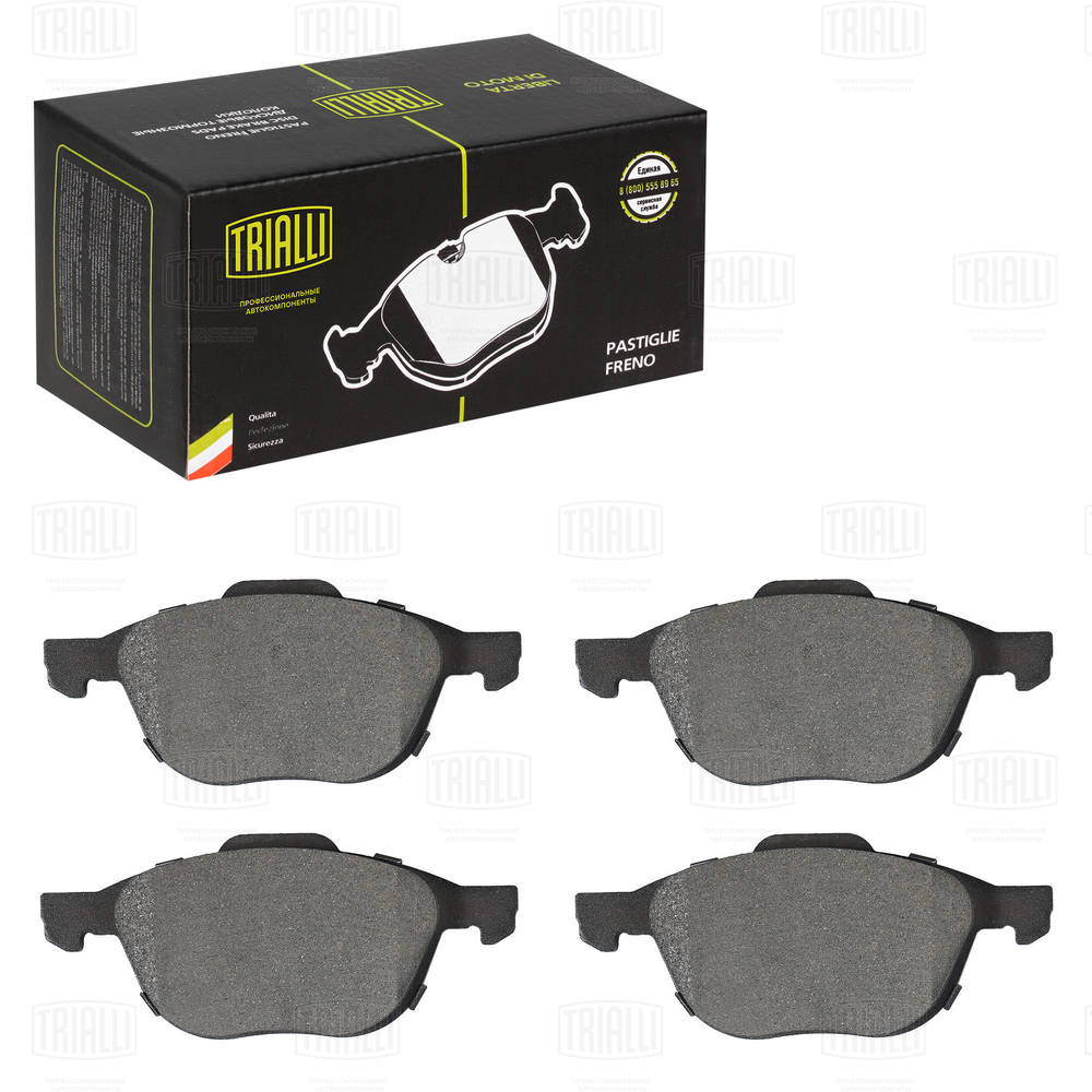 TRIALLI PF 106101 - Тормозные колодки 