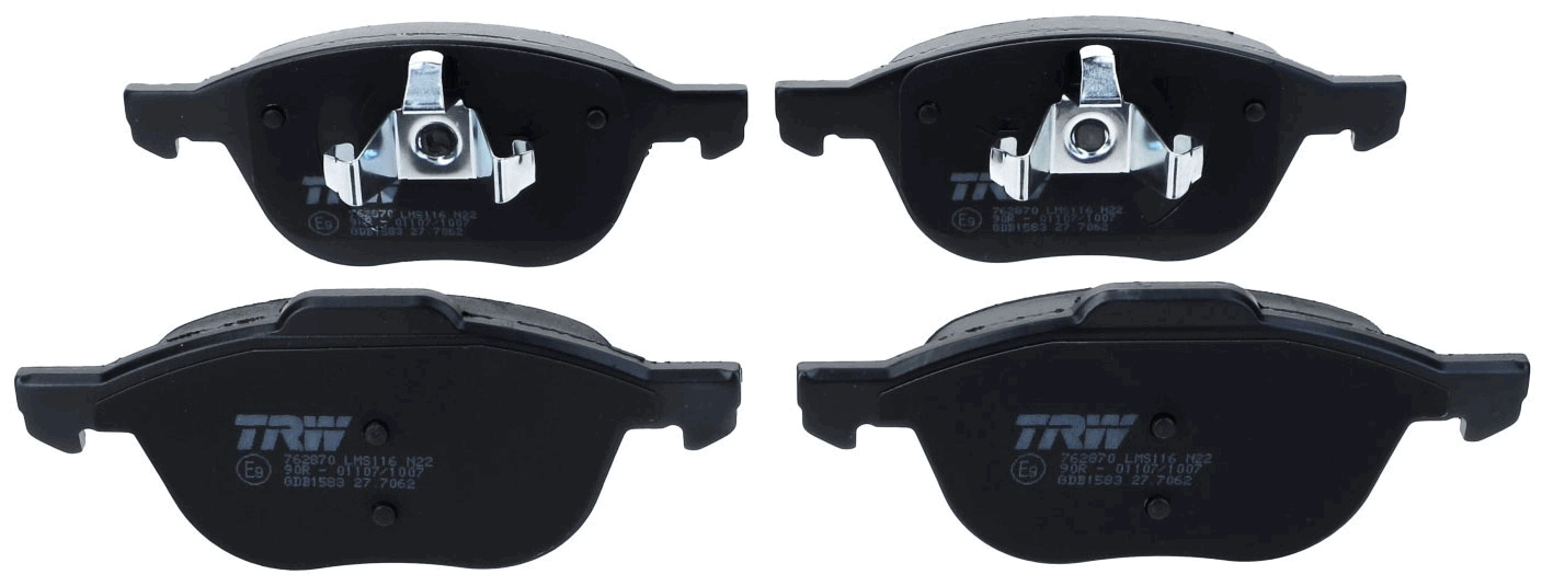 TRW GDB1583 - Комплект тормозных колодок, дисковый тормоз COTEC
