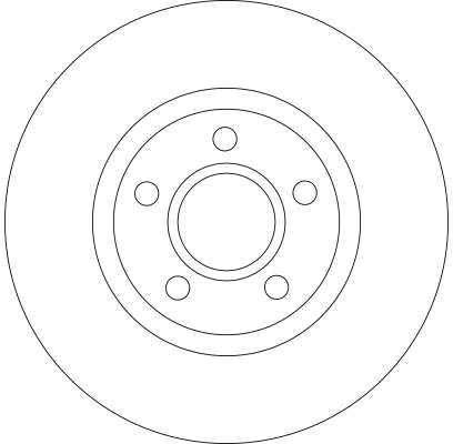 TRW DF4424 - Тормозные диски