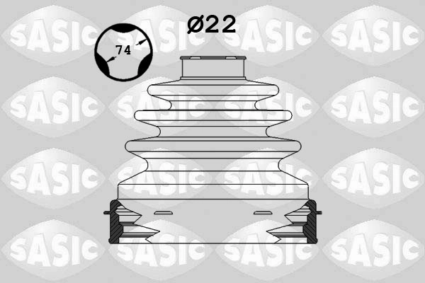 SASIC 1906010 - Пыльник ШРУСа