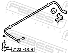 FEBEST 2123-FOCR - Стойки стабилизатора