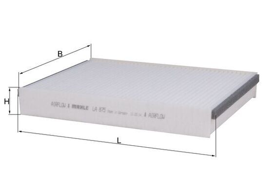KNECHT LA 875 - Салонный фильтр