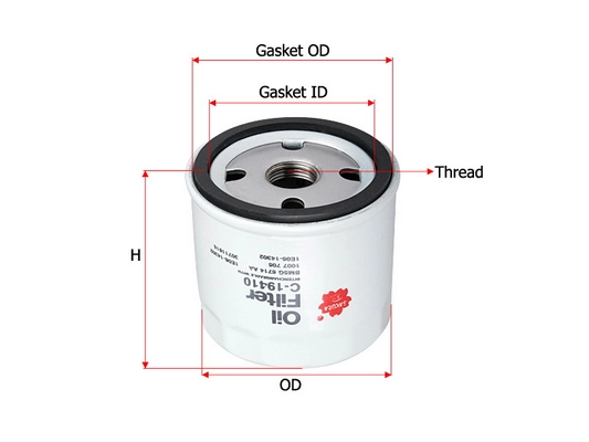 SAKURA AUTOMOTIVE C-19410 - Масляный фильтр