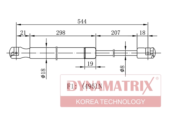 Амортизатор багажника