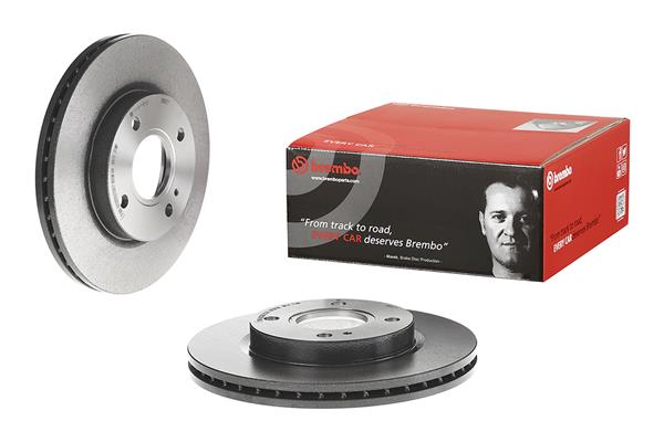 BREMBO 09.A968.21 - Тормозной диск PRIME LINE - UV Coated