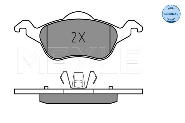 MEYLE 025 231 5419 - Комплект тормозных колодок, дисковый тормоз MEYLE-ORIGINAL: True to OE.