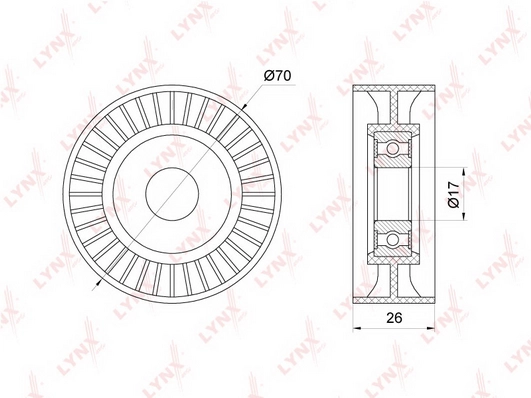 Натяжной ролик