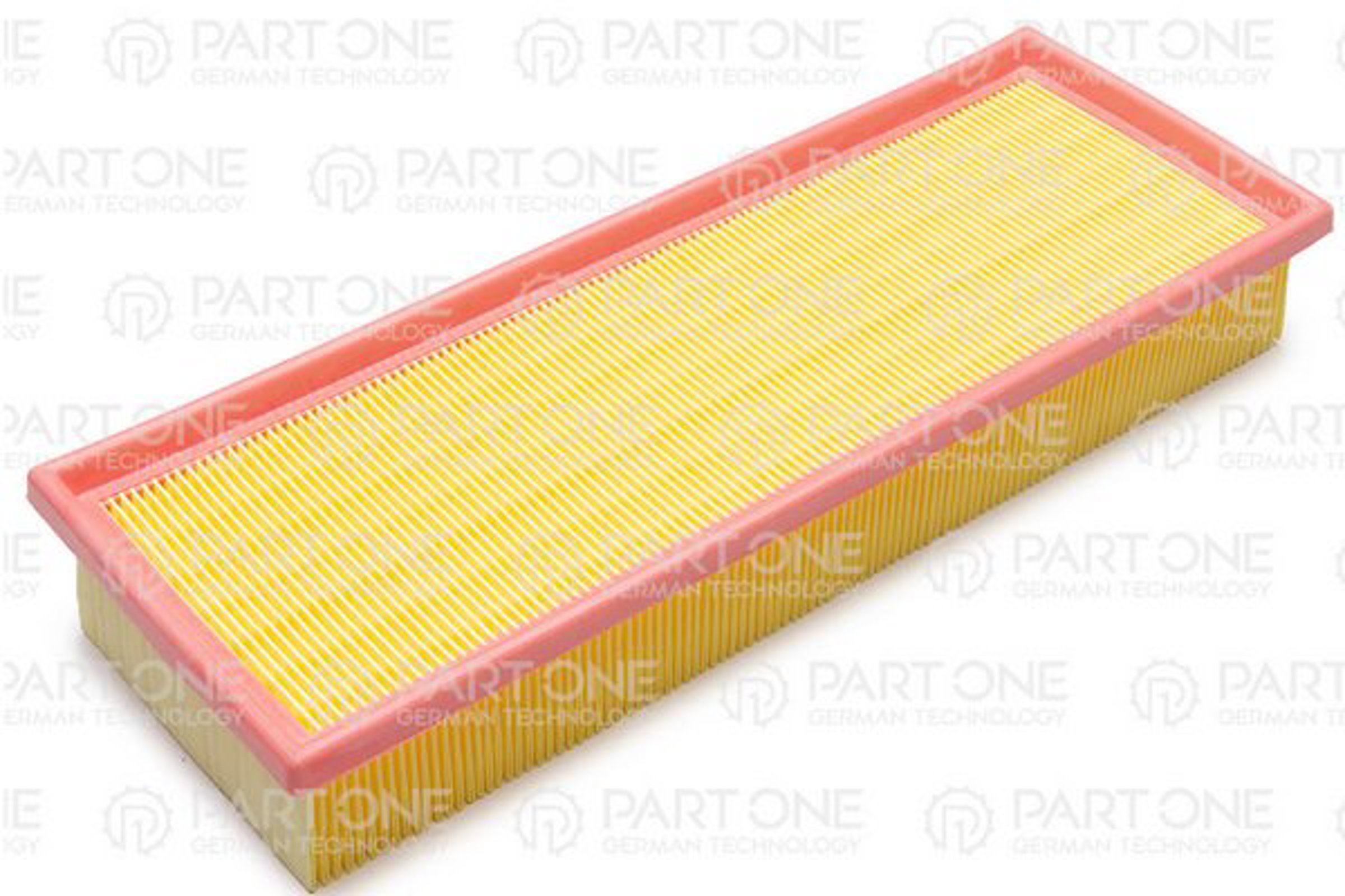 PART-ONE 1af163 - Фильтр воздушный SEAT CORDOBA 1.9SDi/TDI 99>, VW CADDY II 1.9SDi/TDI 95>, 370x135x58