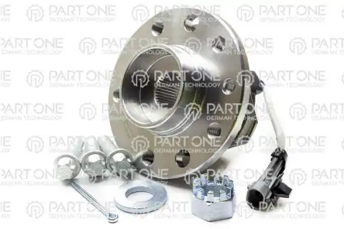 PART-ONE 1bk022h - 1BK022H Ступица колеса front, OPEL ASTRA G, ZAFIRA A, with ABS (5 holes) 98-05, d=137