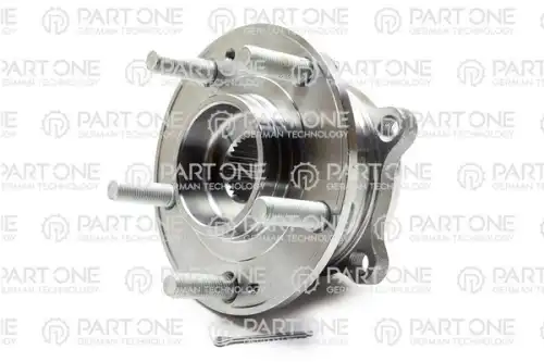 PART-ONE 1bk115h - 1BK115H Ступица колеса передн/задн HYUNDAI: SANTA FE (SM) 4x4 01- (Шпильки 34мм - для cтальных диско