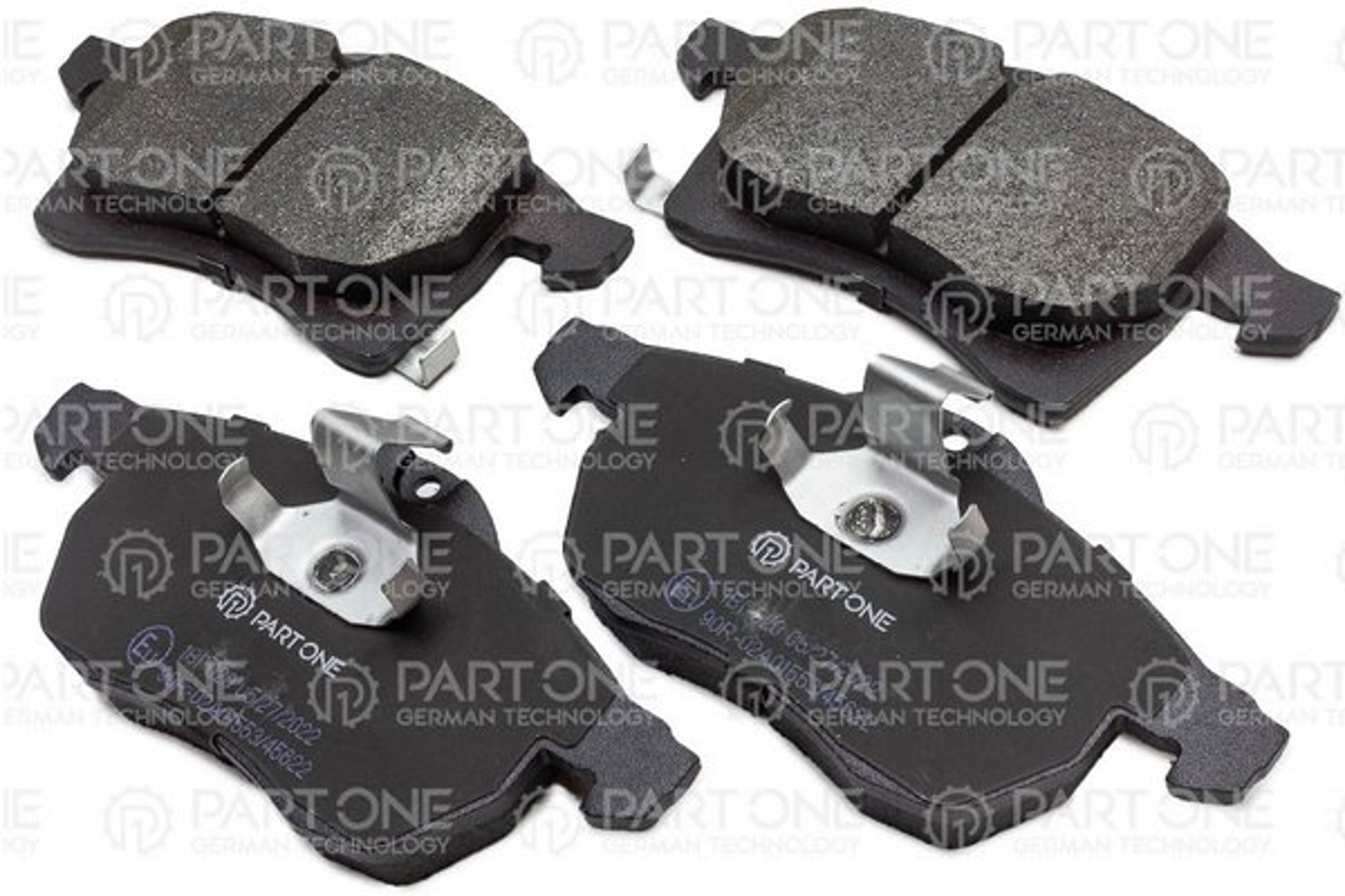 PART-ONE 1bp020 - Колодки тормозные дисковые перед. OPEL: ASTRA G 98-05, ZAFIRA A/B 99->