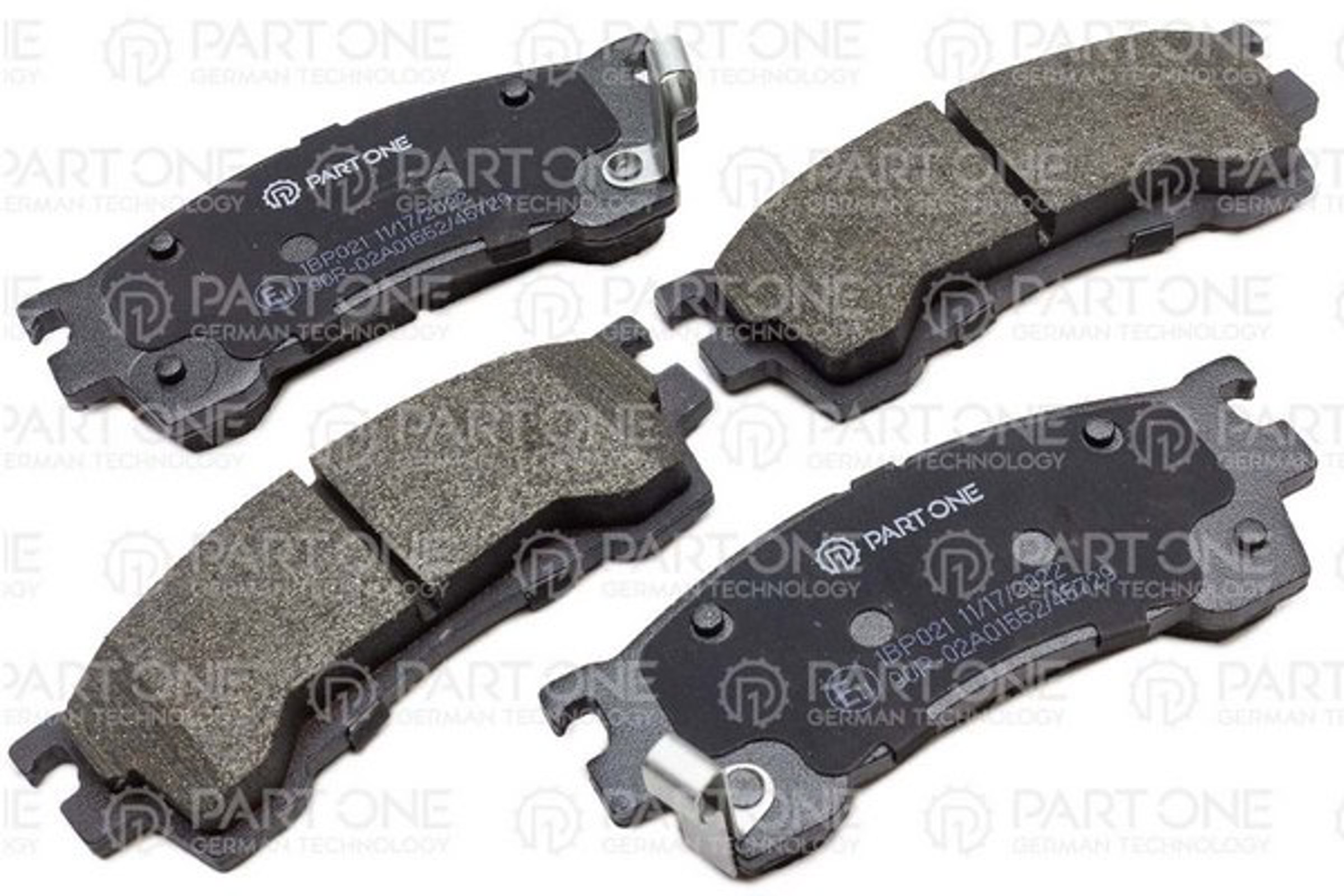 PART-ONE 1bp021 - Колодки тормозные дисковые перед. MAZDA: 626 IV 92-97, MX-6 92-97, XEDOS6 92-99, FORD: PROBE