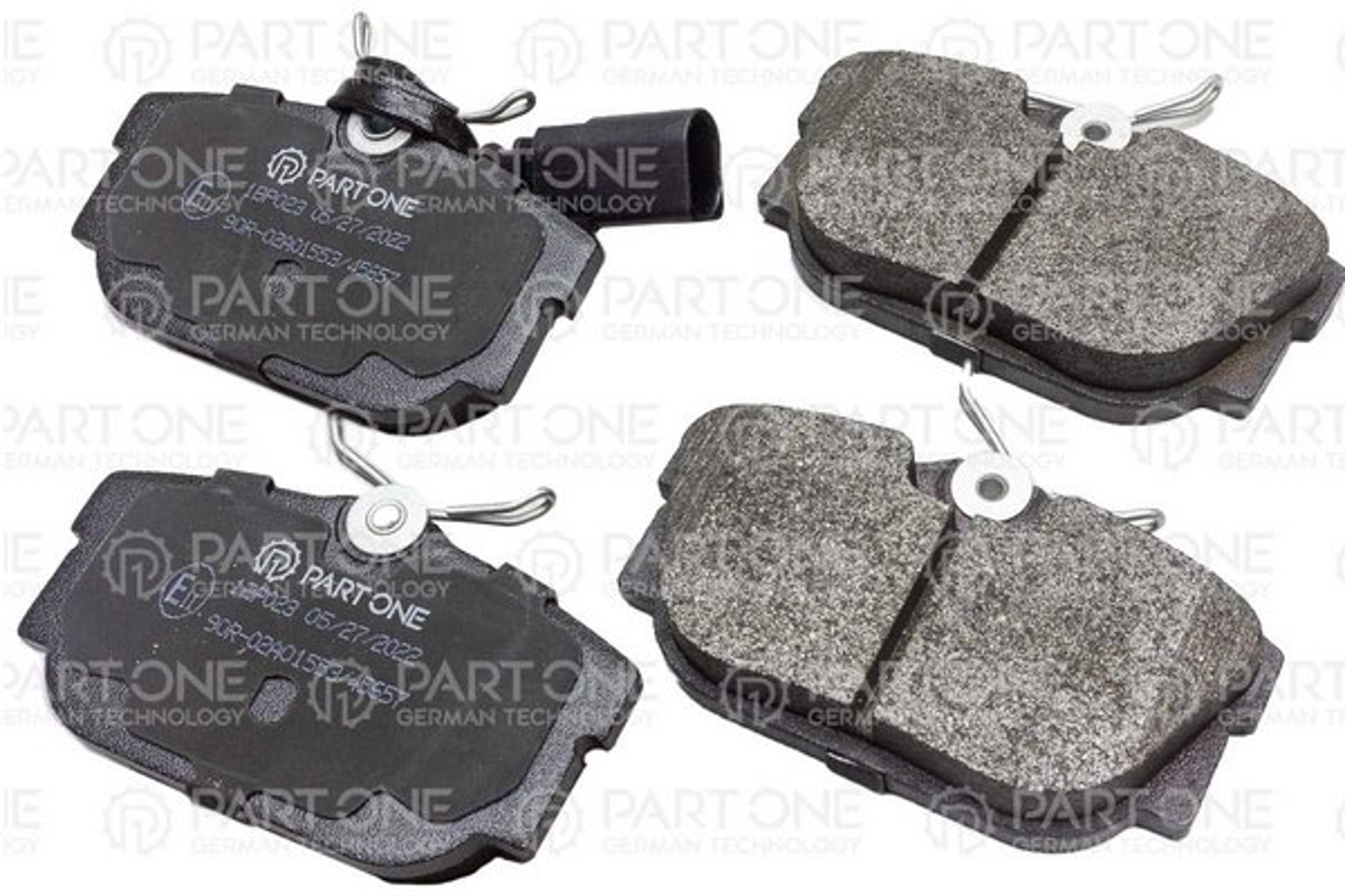 PART-ONE 1bp023 - Колодки тормозные дисковые зад. VW: TRANSPORTER IV 90-03