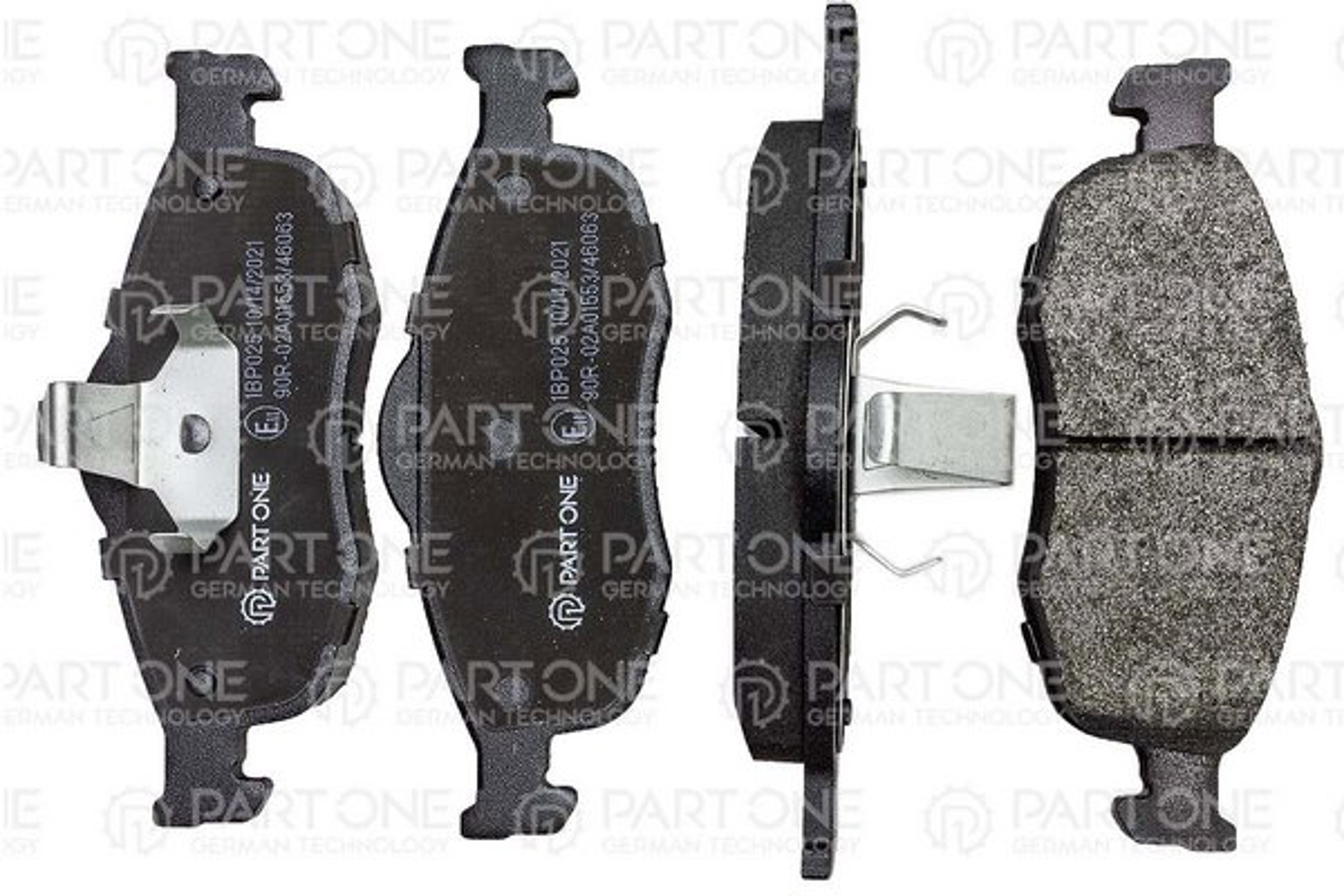 PART-ONE 1bp025 - Колодки тормозные дисковые перед. FORD MONDEO I/II 93-00, SCORPIO I/II 92-98