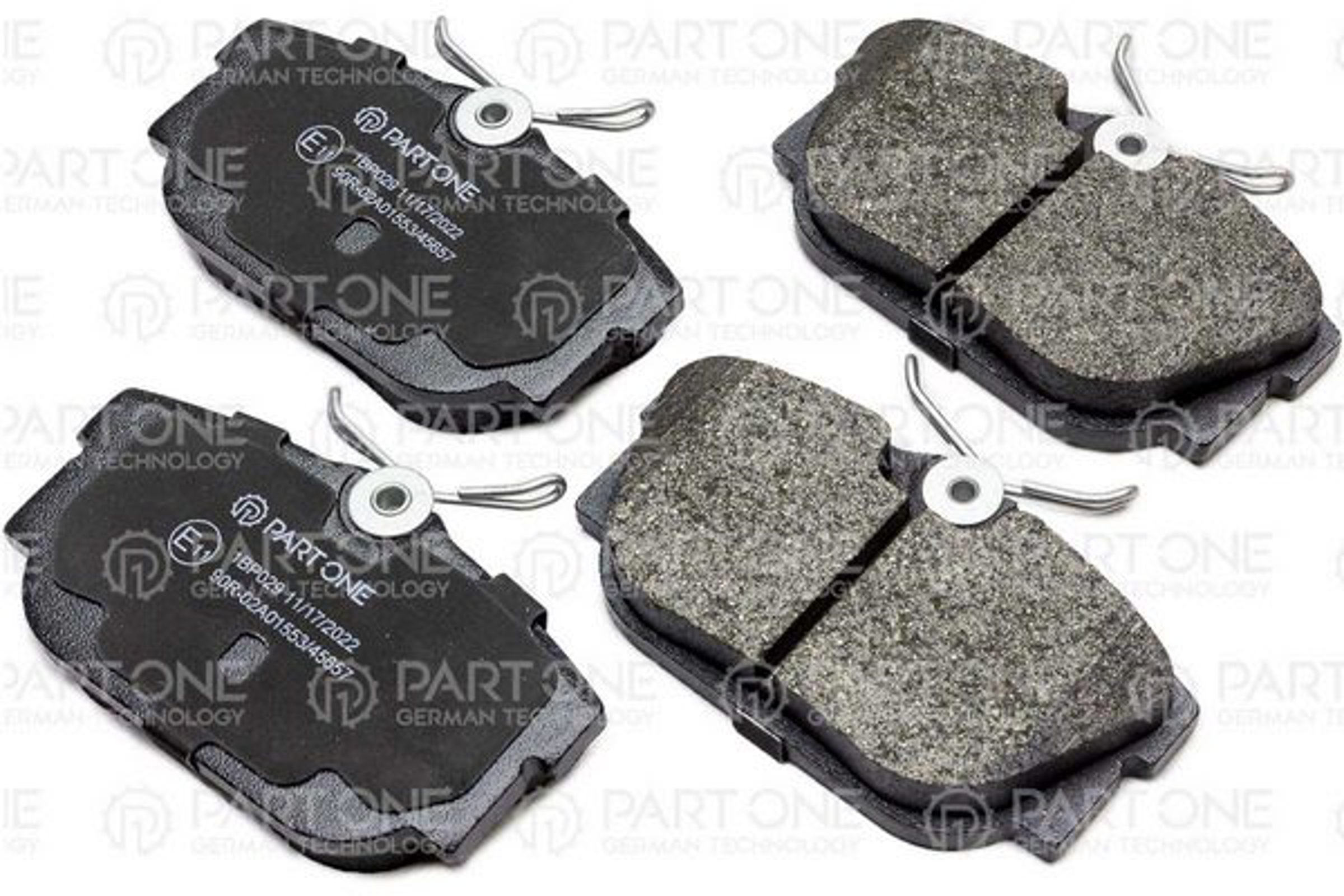 PART-ONE 1bp029 - Колодки тормозные дисковые