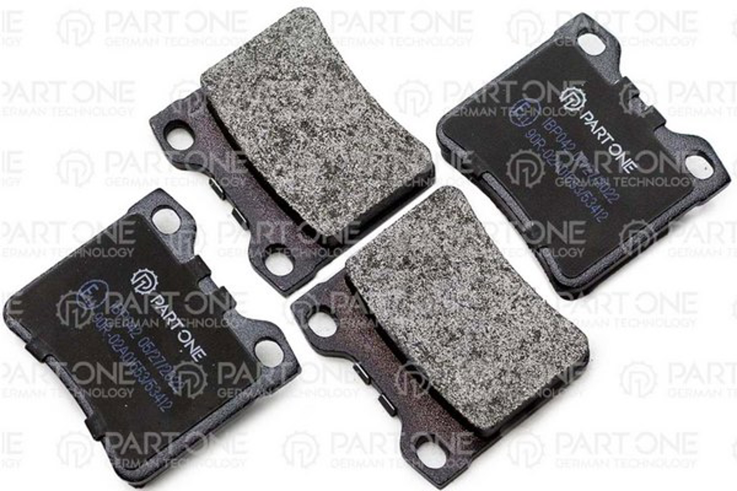 PART-ONE 1bp042 - Колодки тормозные дисковые зад. PEUGEOT 406 95-04, 607 3.0 89-99