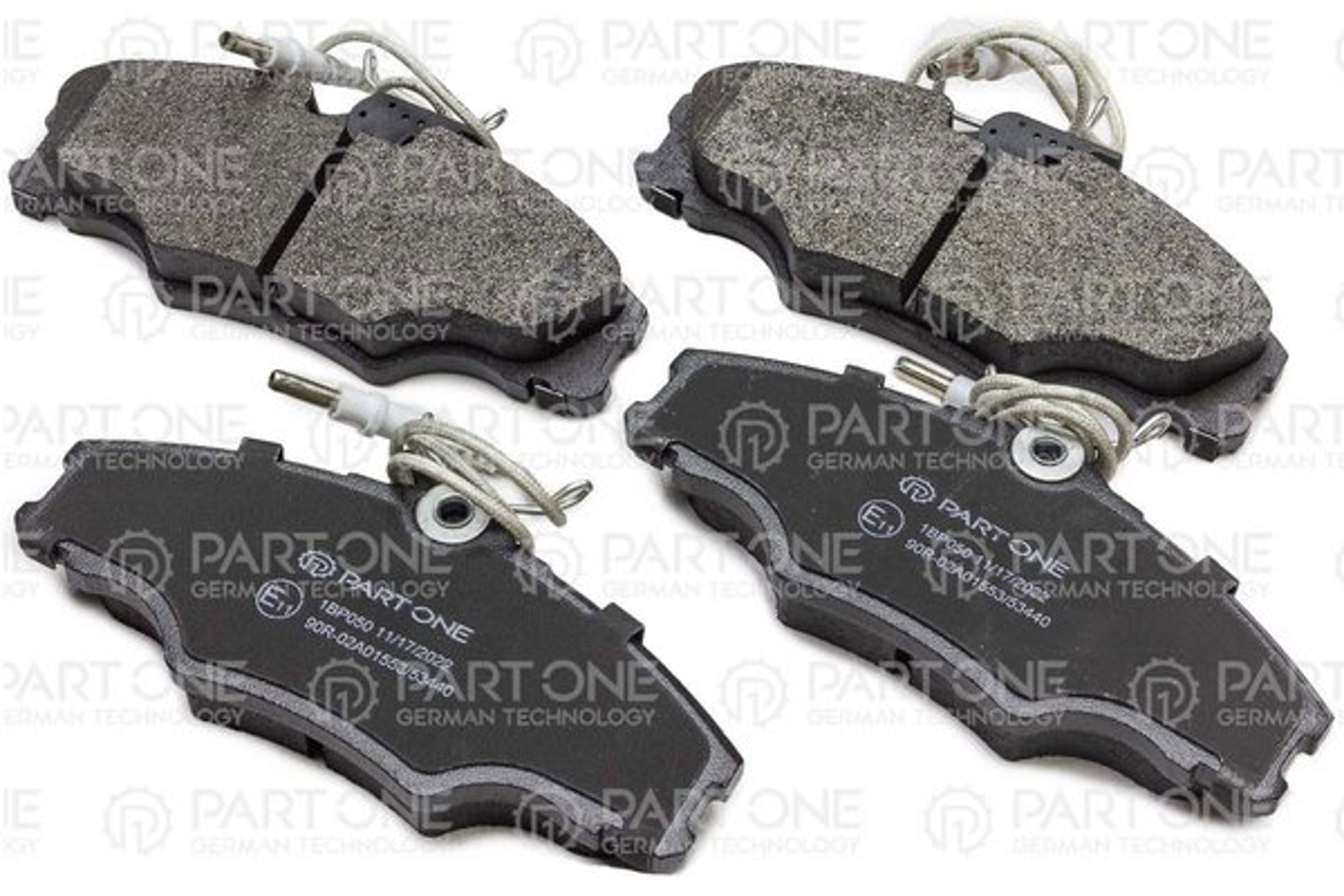 PART-ONE 1bp050 - Колодки тормозные дисковые перед. PEUGEOT: 406 95-04