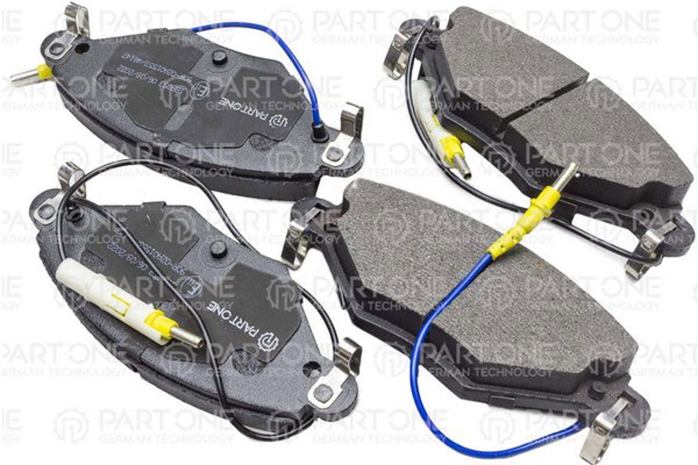 PART-ONE 1bp053 - Колодки тормозные дисковые перед. CITROEN C5 I 01-04, C5 II 05->