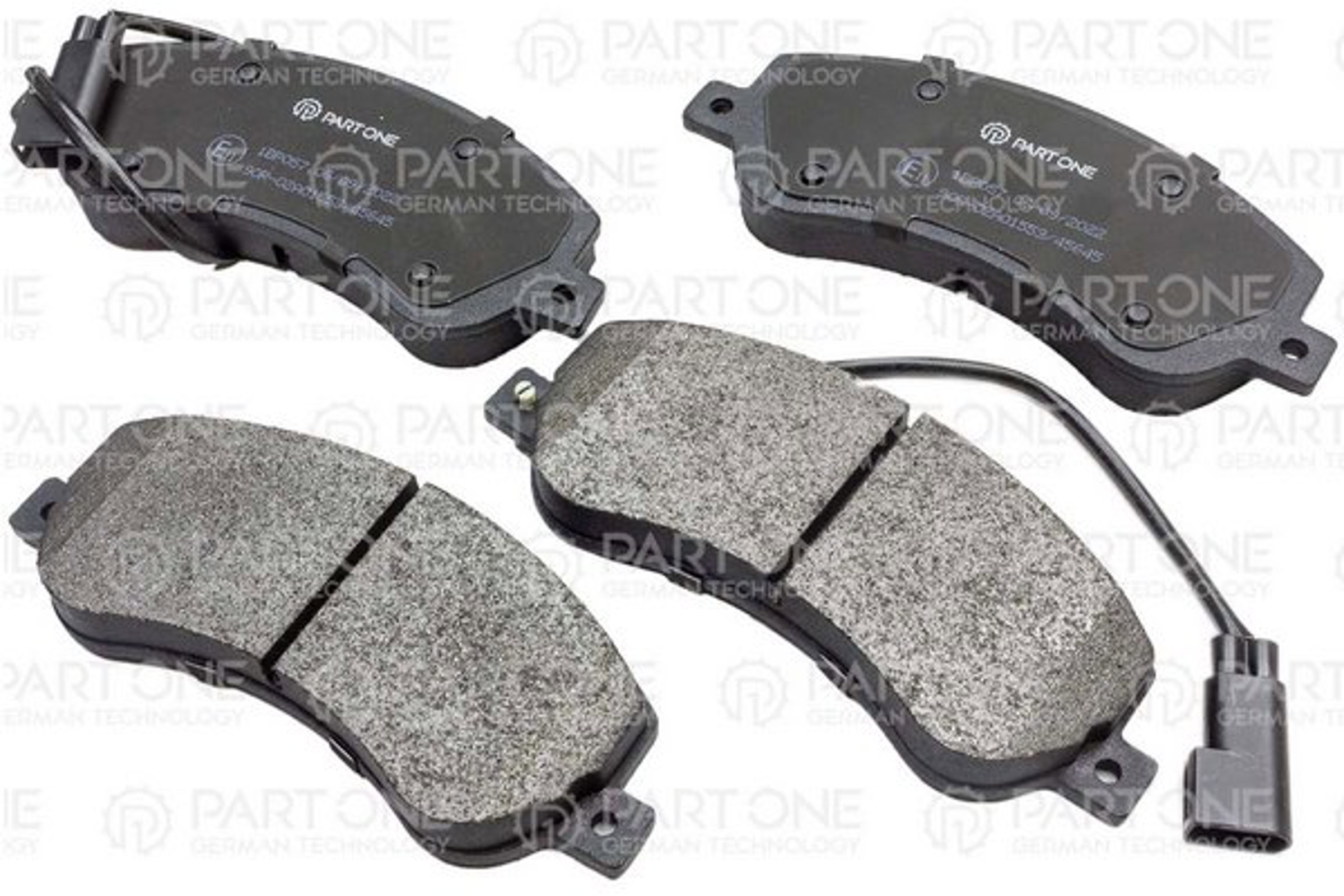 PART-ONE 1bp057 - Колодки тормозные дисковые перед. FORD TRANSIT/TOURNEO 06-14, VW AMAROK 10->