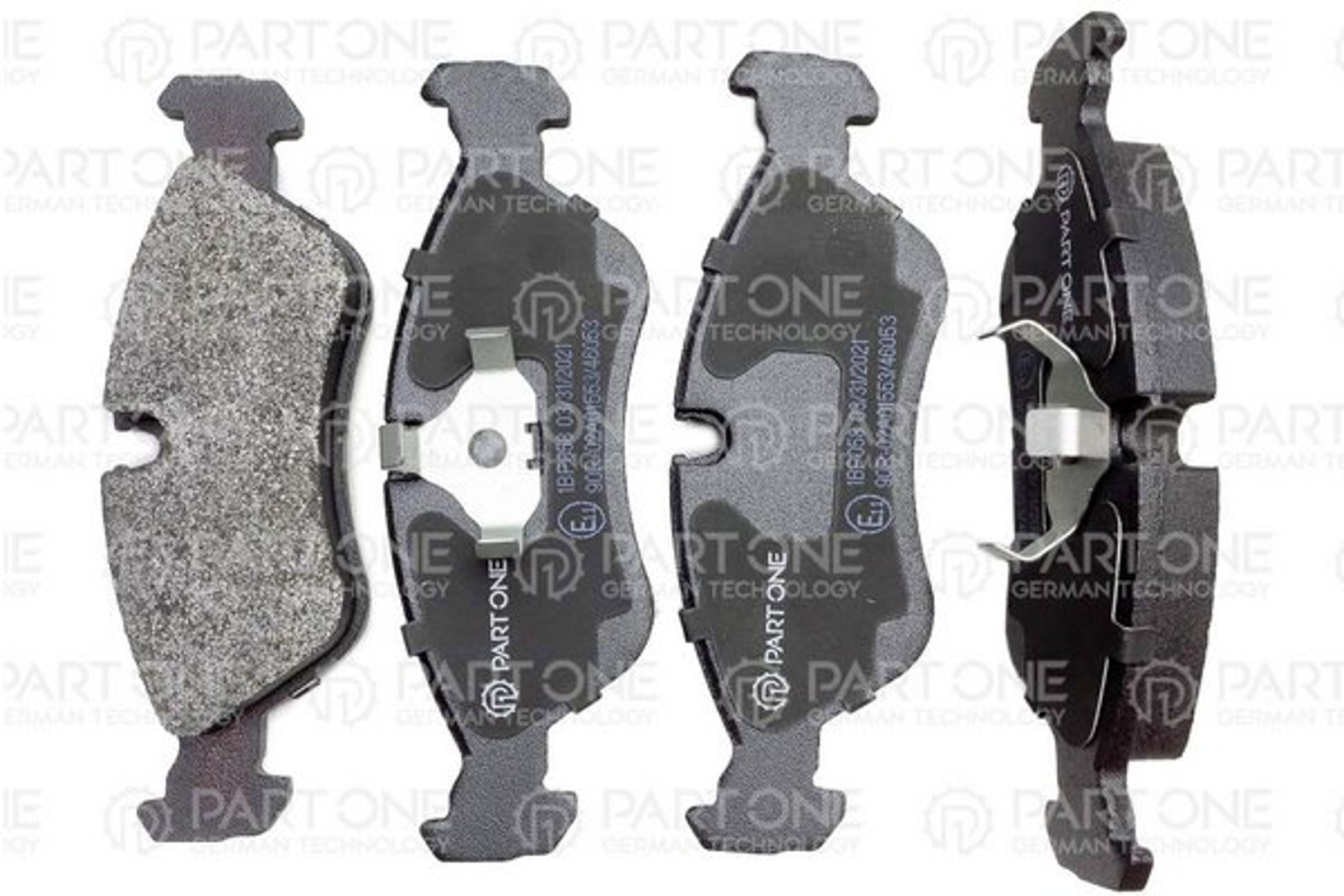 PART-ONE 1bp058 - Колодки тормозные дисковые перед. OPEL ASTRA F 91-98, KADETT E 85-91, OMEGA A 86-94, VECTRA A 88-95