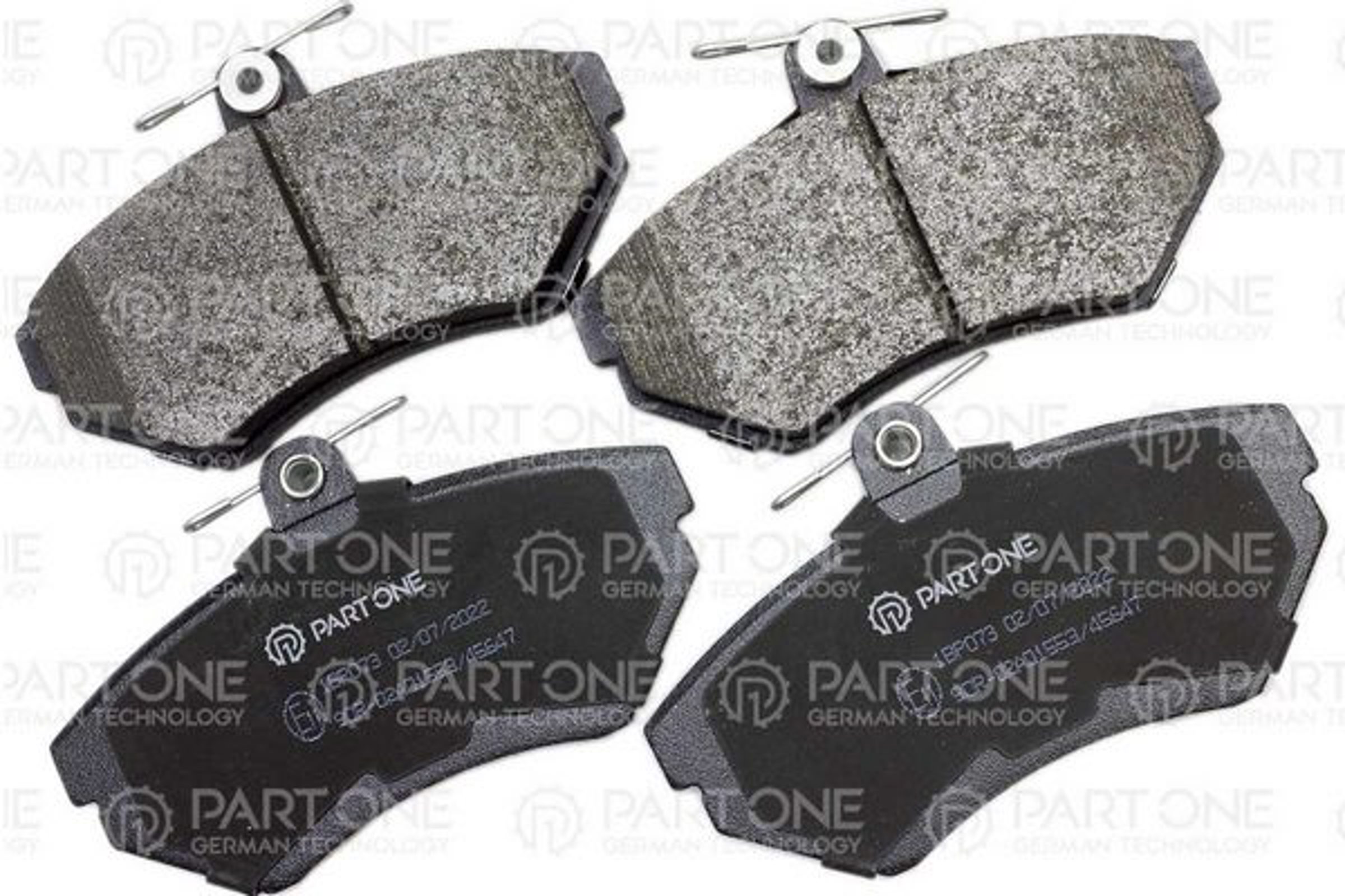 PART-ONE 1bp073 - Колодки тормозные дисковые перед. VW CADDY II 95-04, GOLF III/IV 91-02, LUPO 98-05, PASSAT 88-96, P