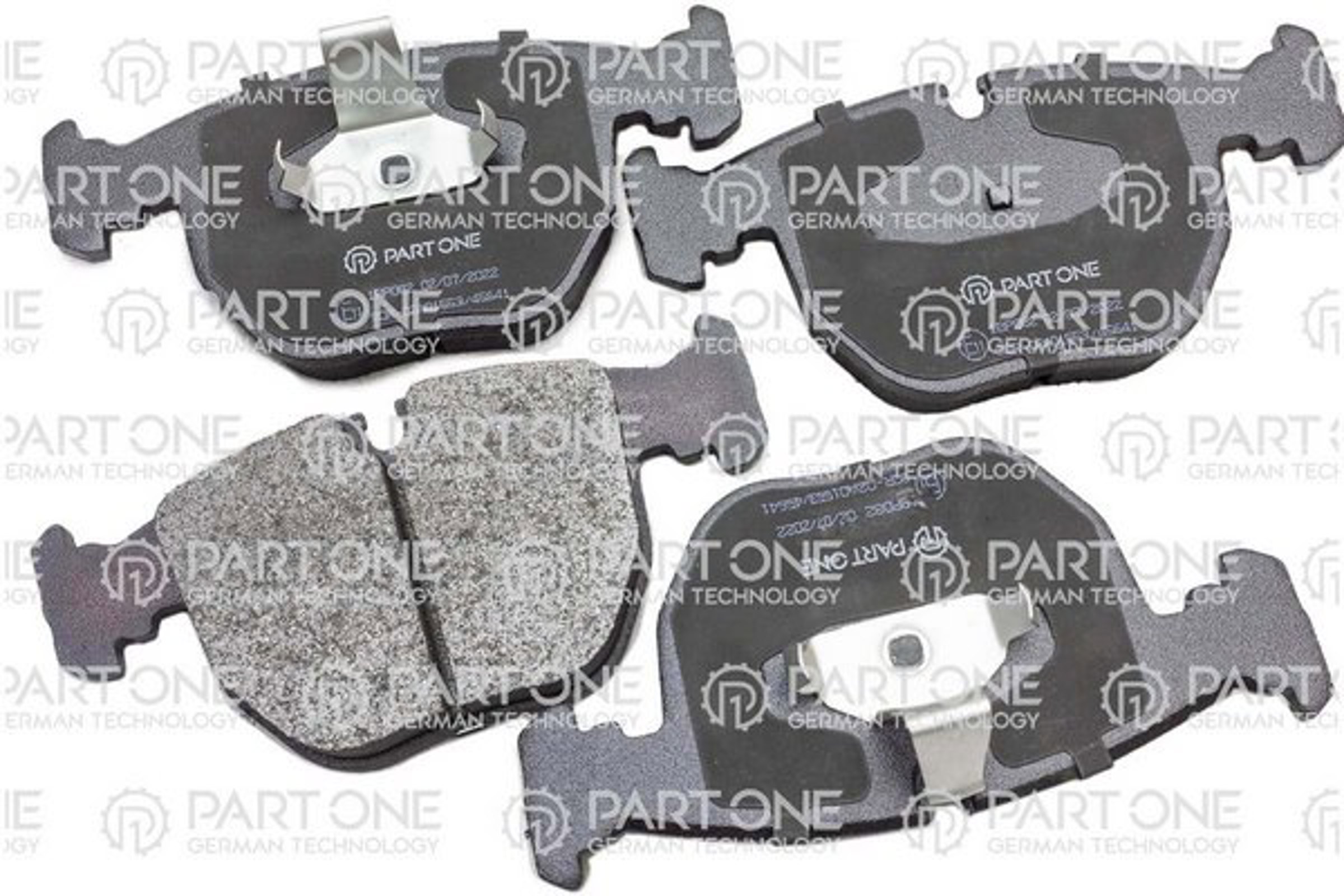 PART-ONE 1bp082 - Колодки тормозные дисковые передн BMW 5 96-03, 5 Touring 97-04, 7 94-01, X5 00-