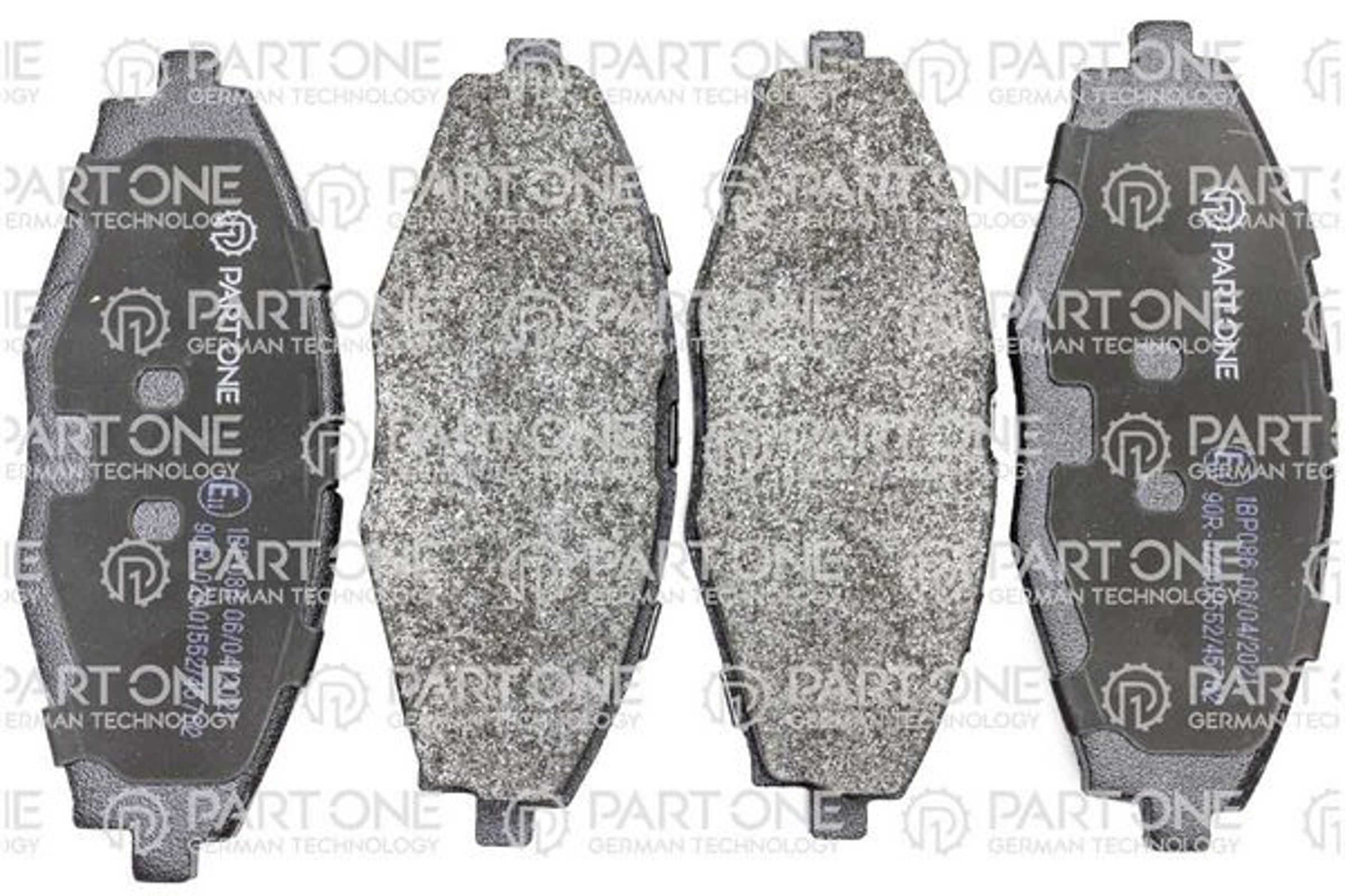 PART-ONE 1bp086 - Колодки тормозные дисковые передн CHEVROLET MATIZ 05-, DAEWOO LANOS 97-, LANOS седан 97-, MATIZ 98