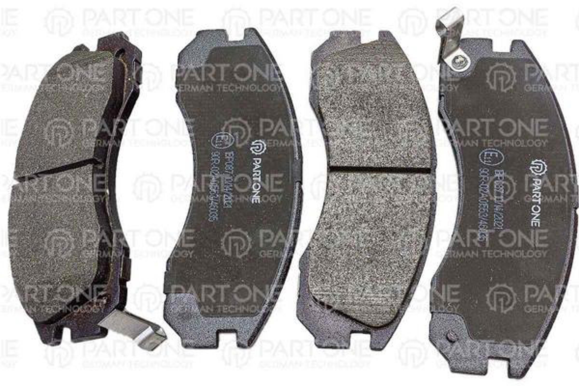 PART-ONE 1bp087 - Колодки тормозные дисковые передн MITSUBISHI ECLIPSE II 95-99, GALANT IV 88-92, GALANT IV седан 87-