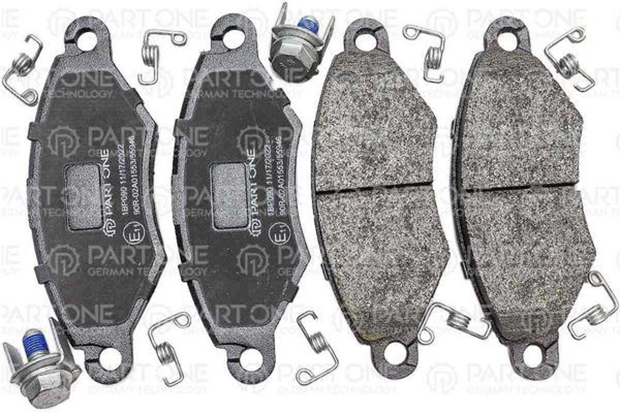 PART-ONE 1bp090 - Колодки тормозные дисковые передн peugeot: 206 хечбэк 98-, 306 94-01, 306 хечбэк 93-01, 306 кабрио 9