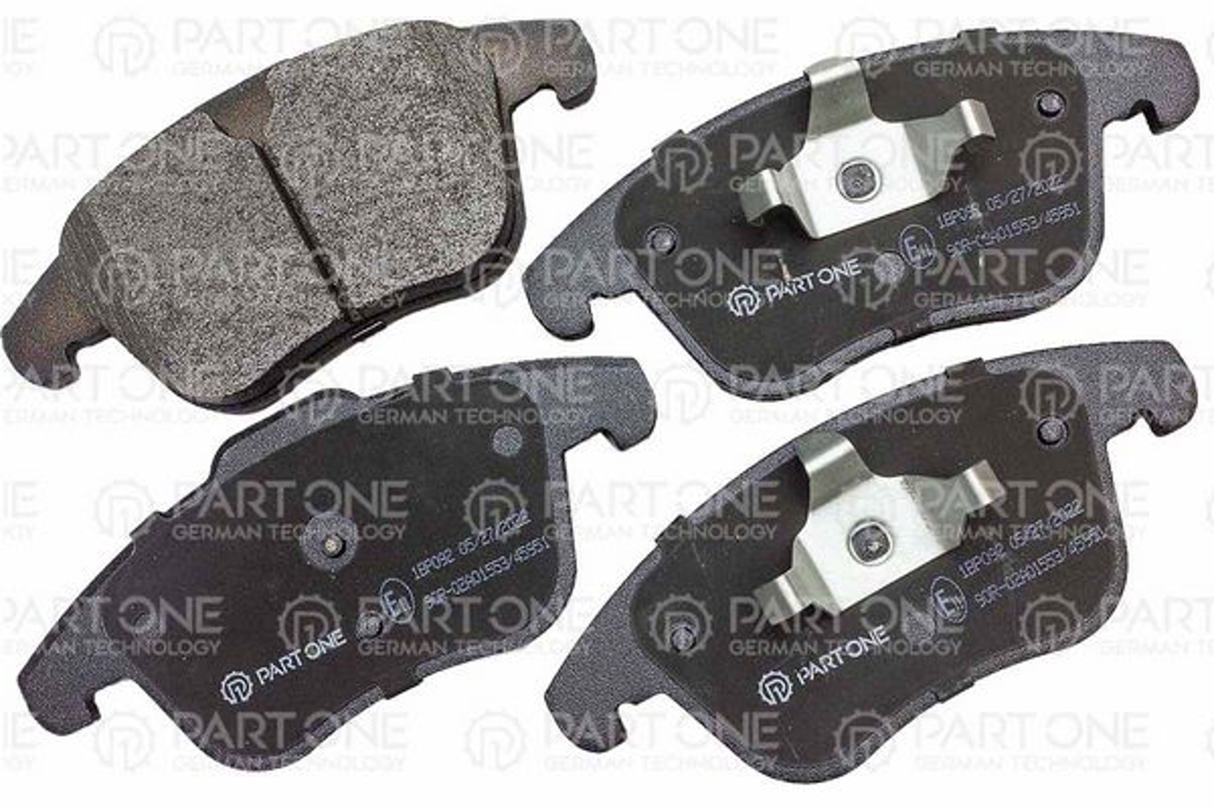 PART-ONE 1bp092 - Колодки тормозные дисковые передн FORD GALAXY 06-, MONDEO IV 07-, MONDEO IV Turnier 07-, MONDEO IV