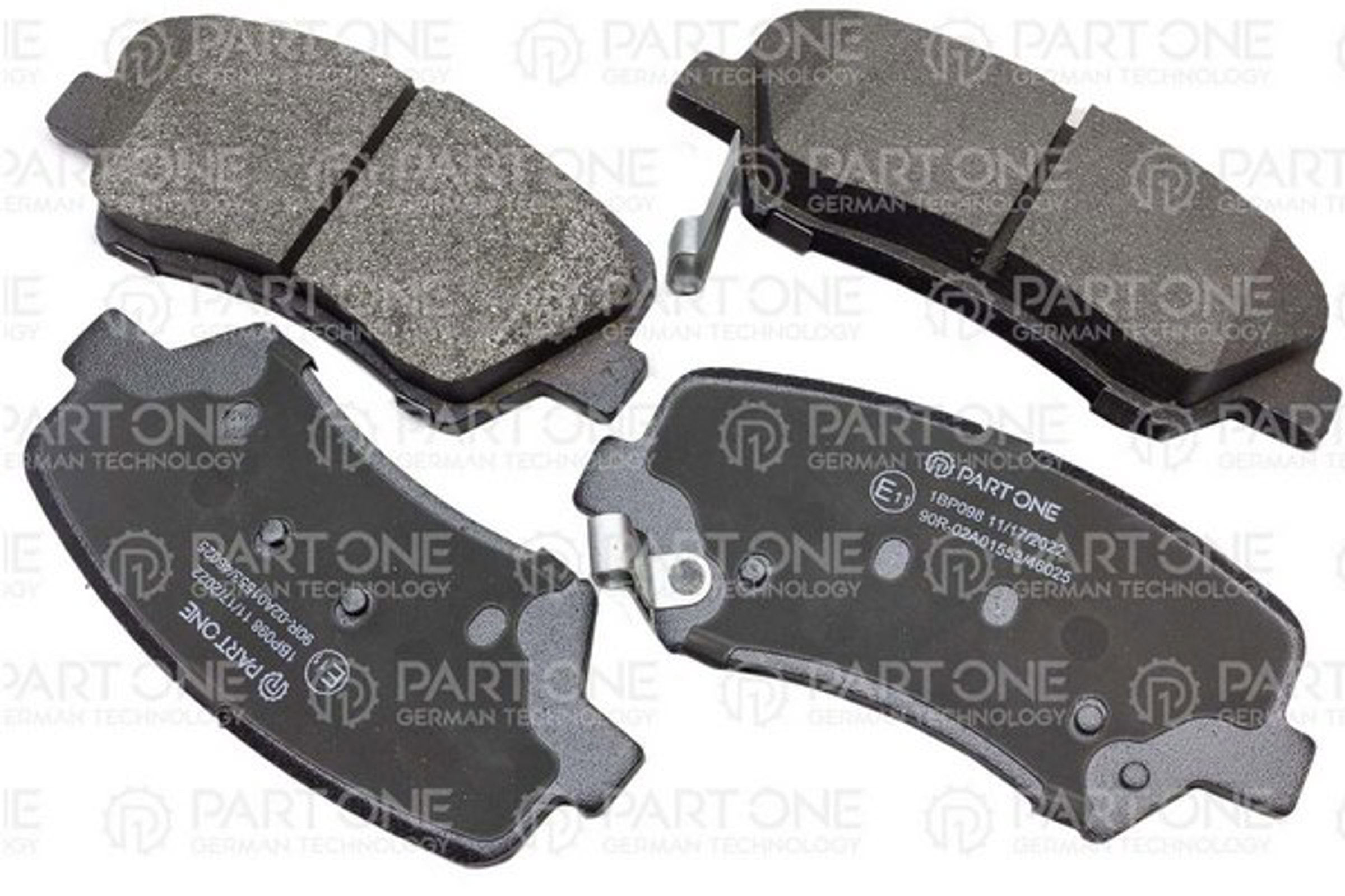 PART-ONE 1bp098 - Колодки тормозные дисковые