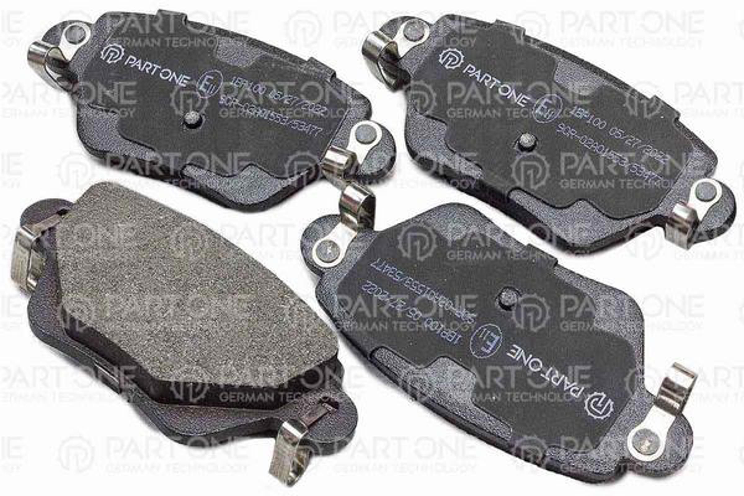 PART-ONE 1bp100 - Колодки тормозные задние PART-ONE 1BP100