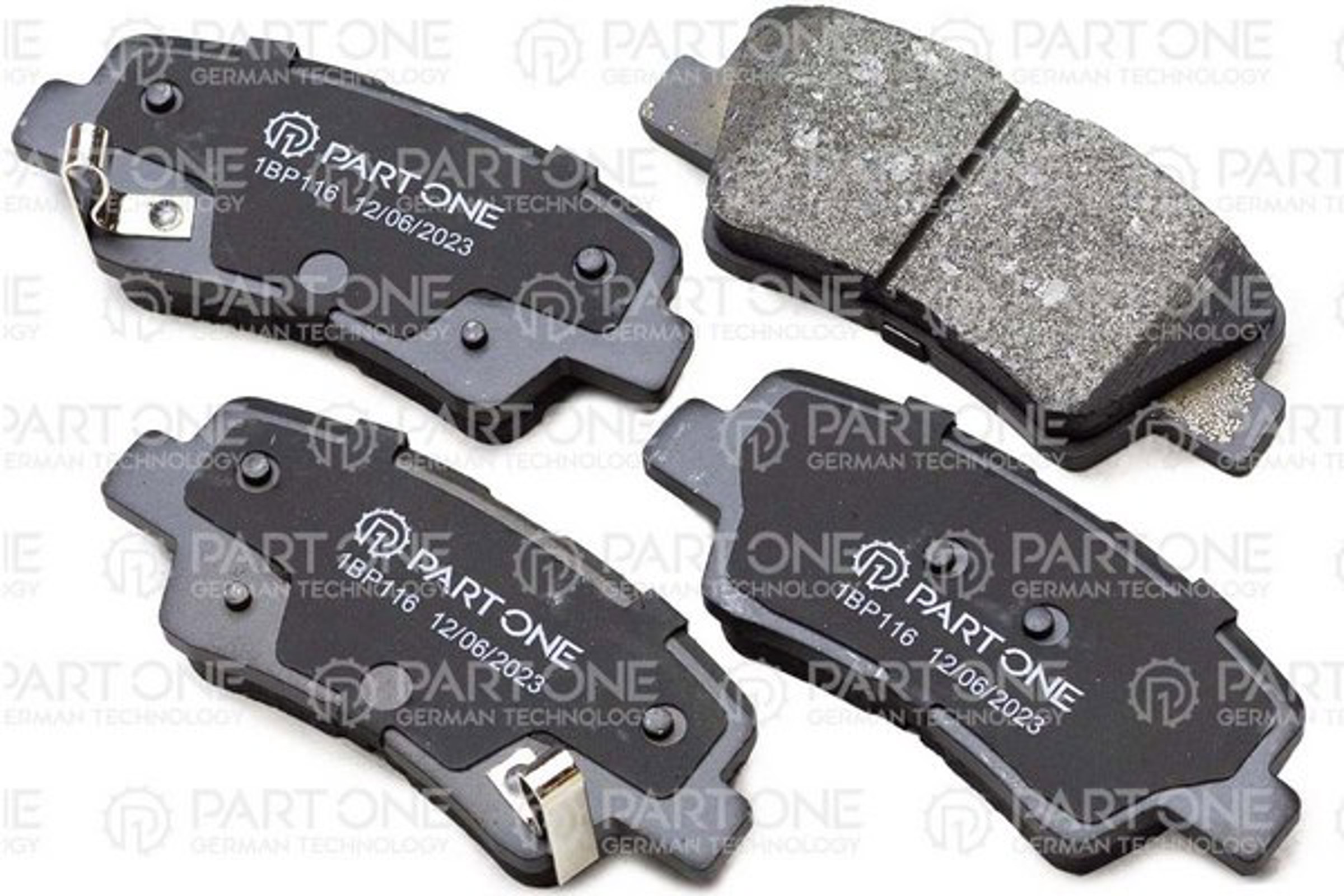 PART-ONE 1bp116 - Колодки тормозные дисковые