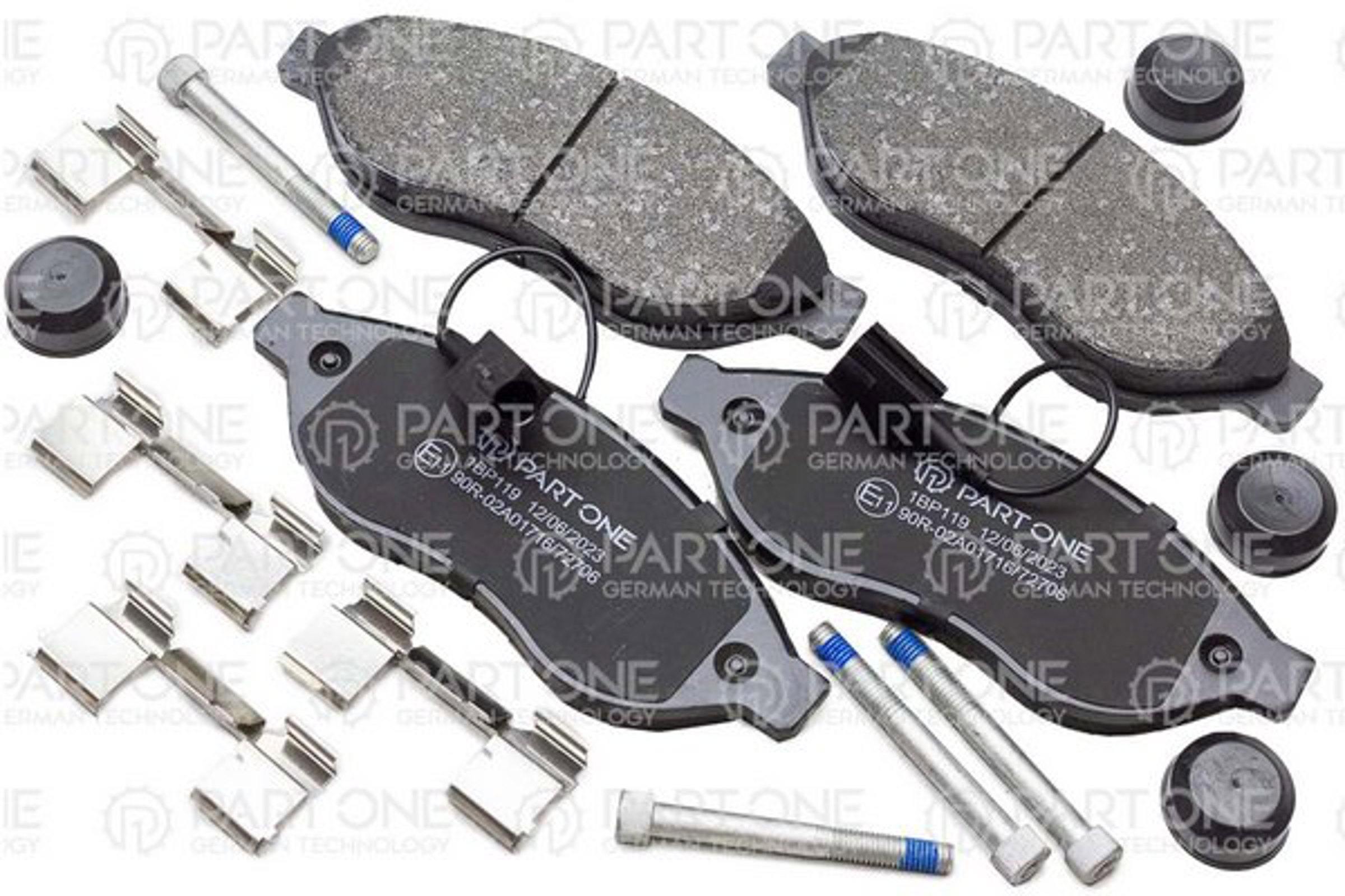 PART-ONE 1bp119 - Колодки тормозные дисковые