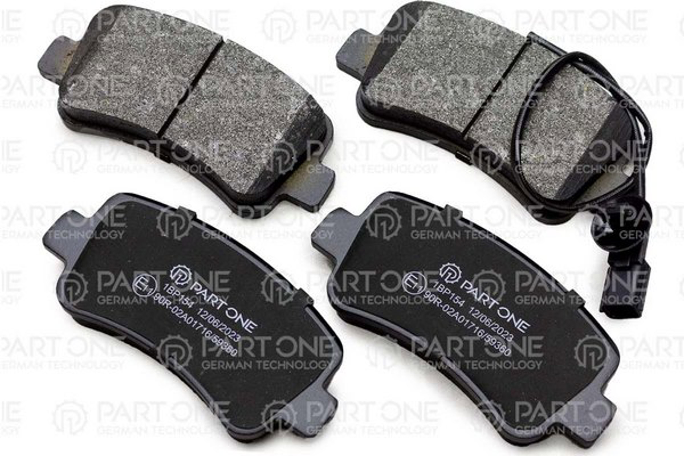 PART-ONE 1bp154 - Колодки тормозные дисковые зад. OPEL Movano 10-