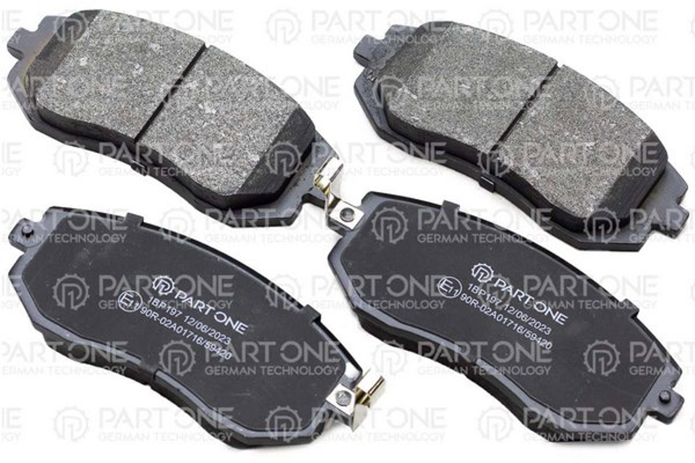 PART-ONE 1bp197 - Колодки тормозные дисковые
