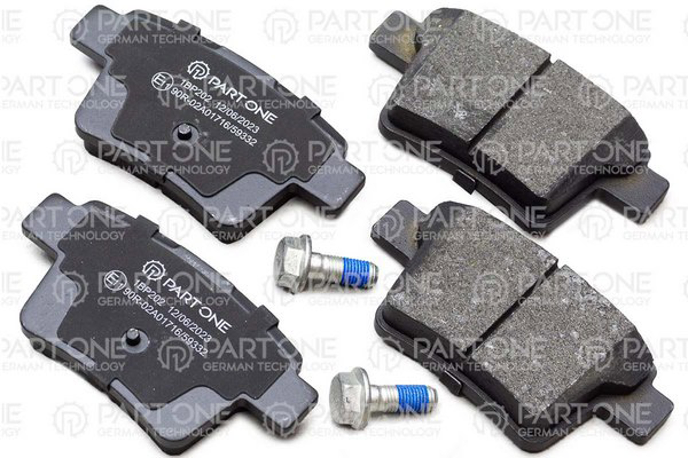 PART-ONE 1bp202 - Колодки тормозные дисковые