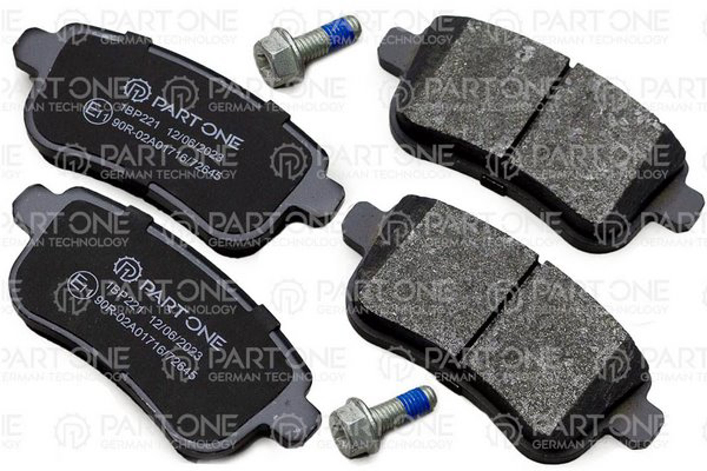 PART-ONE 1bp221 - Колодки тормозные дисковые
