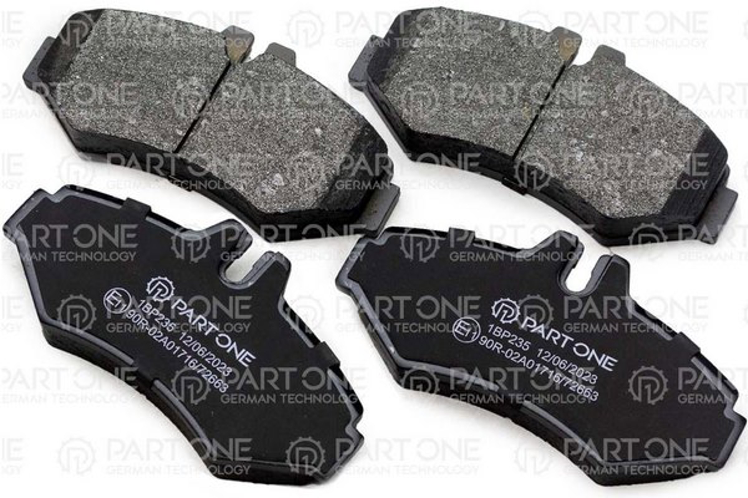 PART-ONE 1bp235 - Колодки тормозные дисковые