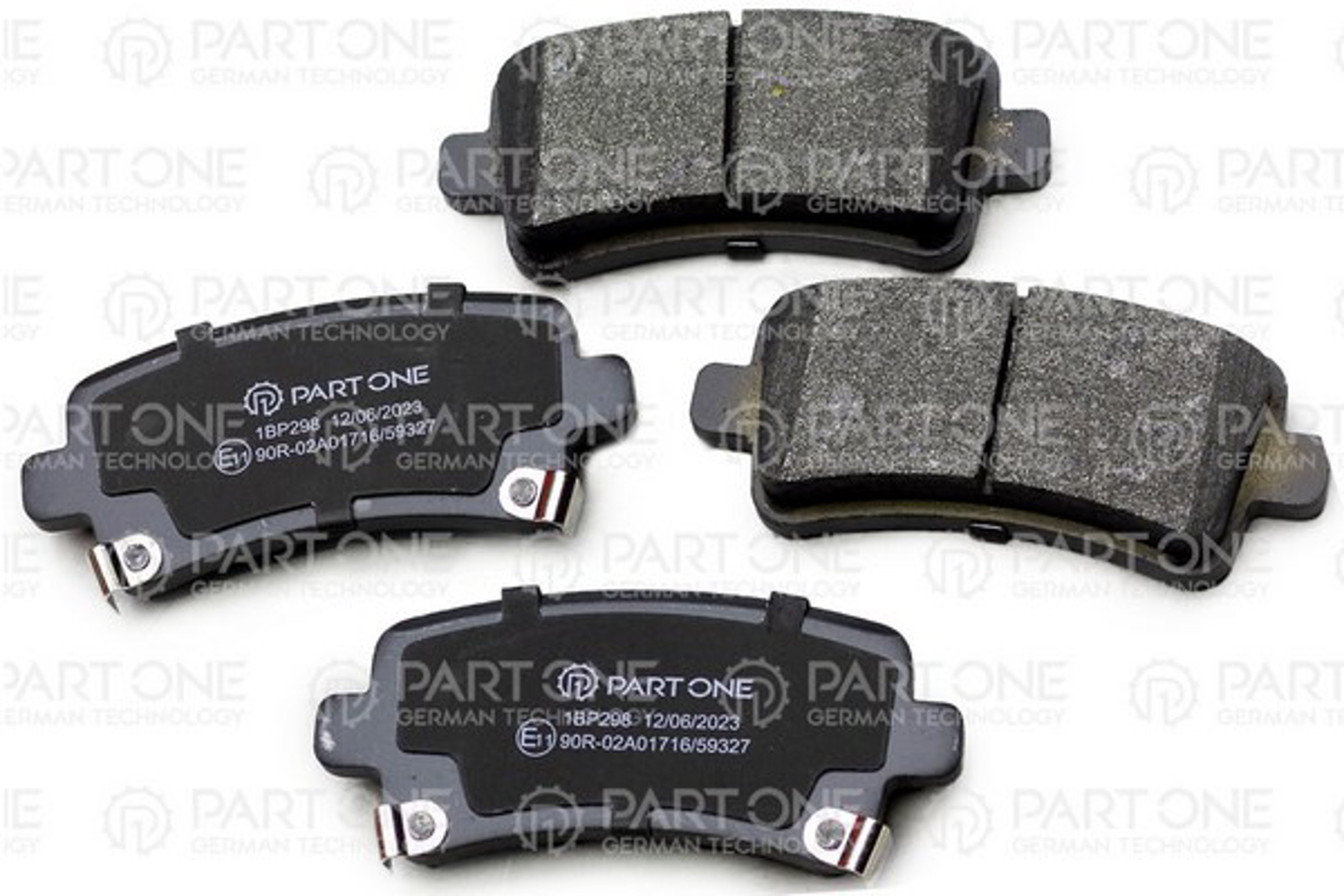 PART-ONE 1bp298 - Колодки тормозные дисковые