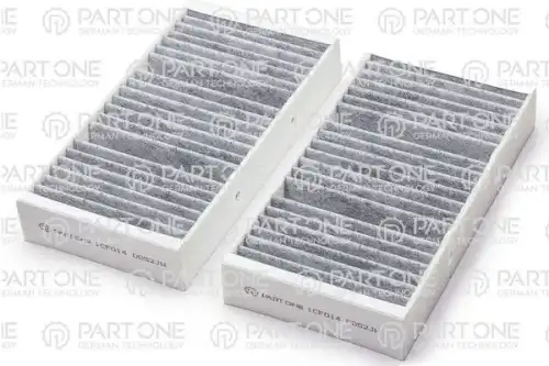 PART-ONE 1cf014 - Фильтр салона угольный (к-кт 2 шт) MERCEDES-BENZ: M-CLASS 11-