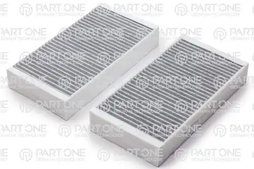 PART-ONE 1cf060 - Фильтр салона угольный к-т 2шт MERCEDES-BENZ: GL-CLASS 06-, M-CLASS 05-, R-CLASS 06-