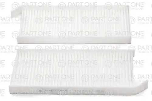 PART-ONE 1cf077 - Фильтр салона set 2 pcs, RENAULT KANGOO II 08>, MASTER III 10>, 239x108x20, 274x110x23