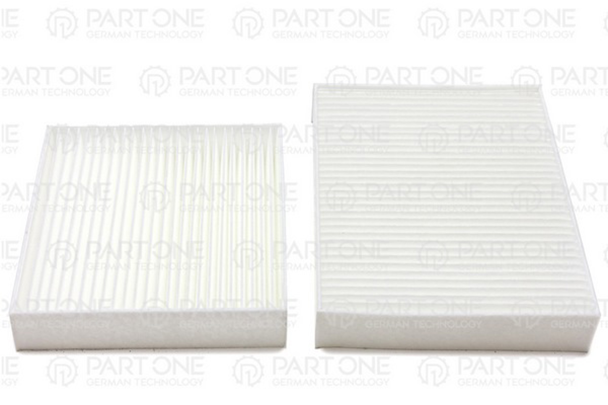 PART-ONE 1cf138 - Фильтр салона кт-т 2 шт. Peugeot 207 1.4/1.6/HDi 06-
