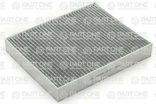 PART-ONE 1cf157 - 1CF157 Фильтр салона with active carbon, FORD GALAXY, MONDEO 14>, 277x225x40