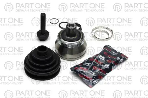 PART-ONE 1cv004 - 1CV004 ШРУС наружный 38x59.5x27 ABS:45T AUDI: A4/A6/A8 2.4/2.6/2.7T/2.8/4.2/2.5TDI 94-01, SKODA: SUP