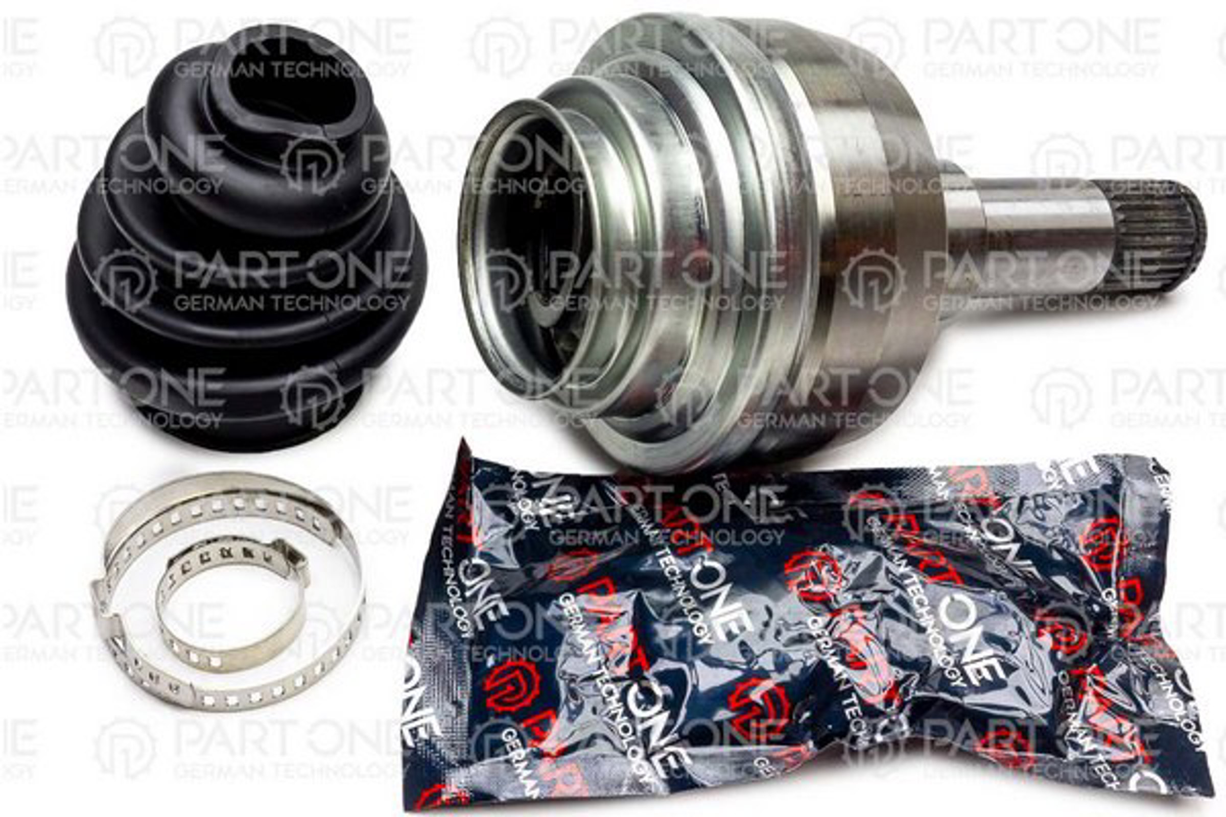 PART-ONE 1cv054 - 1CV054 ШРУС внутр лев передн к-кт (A:26, B:28, D:102) FORD: GALAXY 95-00, SEAT: ALHAMBRA 97-, VW: SH